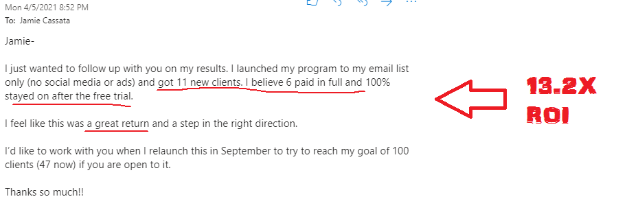 client email